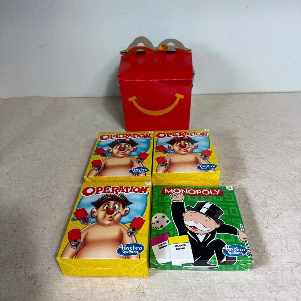 McDonalds‎ Happy Meal Toy 2022 Hasbro Gaming Operation Monopoly Game Set